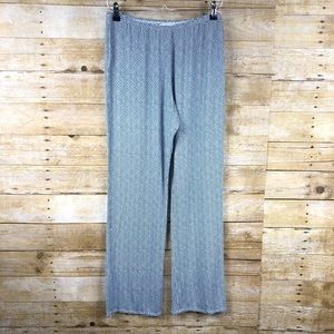 Cabi Elastic Waist Pull on‎ Pajama Pants Mid Rise Straight Leg Style # 6657 Sz M